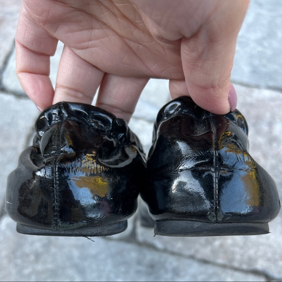 Tory Burch Patent Reva Flats - Picture 2 of 4